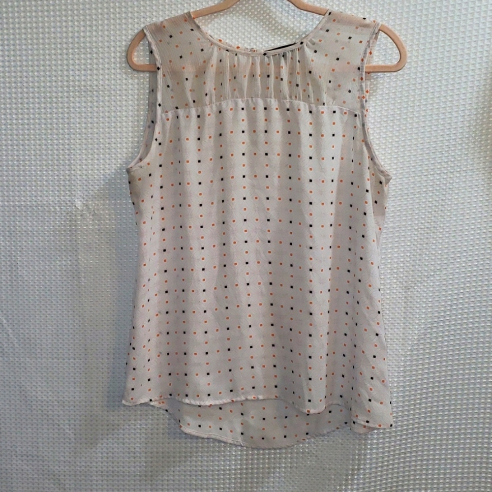 Belissimo Women's Sleeveless Crew Neck High-Lo Hem Tunic Top Size Large